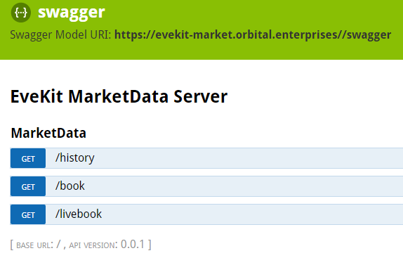 EveKit MarketData Server